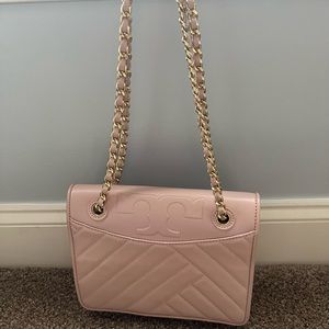 Torre Burch pink Alexa shoulder bag